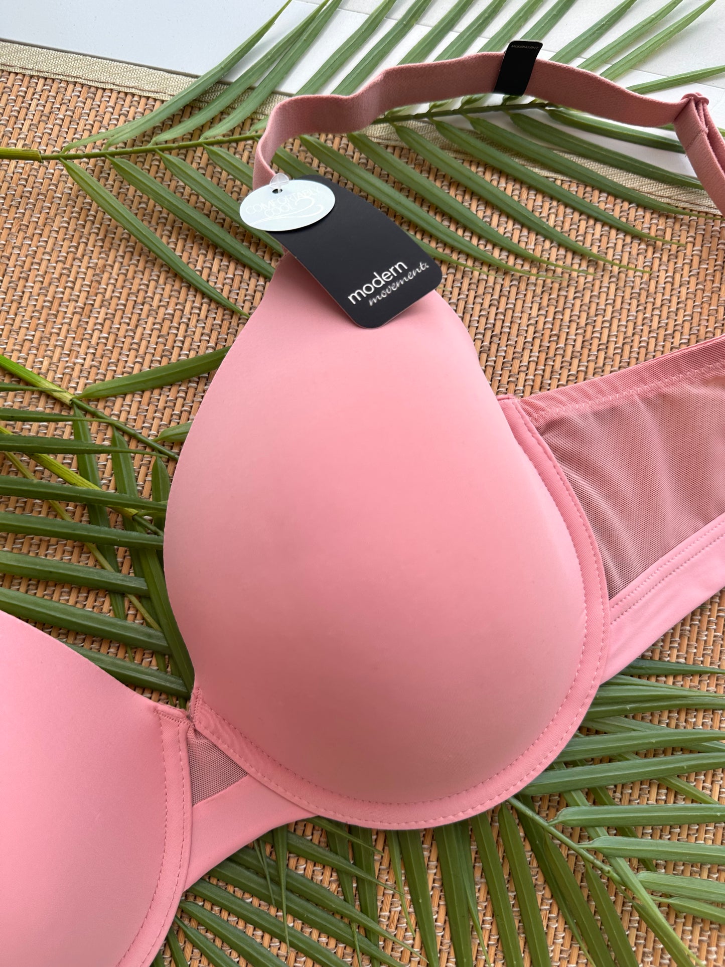 Peach Seamless Tshirt Plus Size Bra