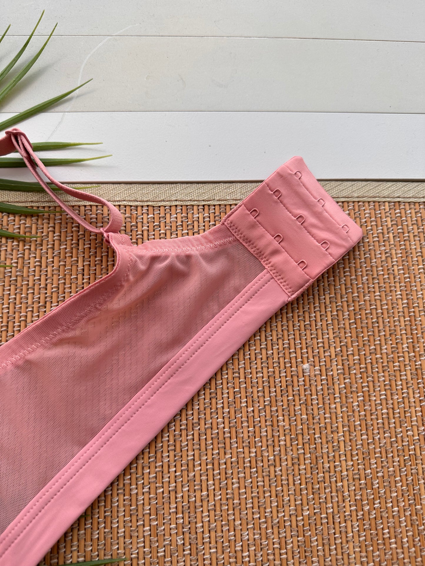 Peach Seamless Tshirt Plus Size Bra