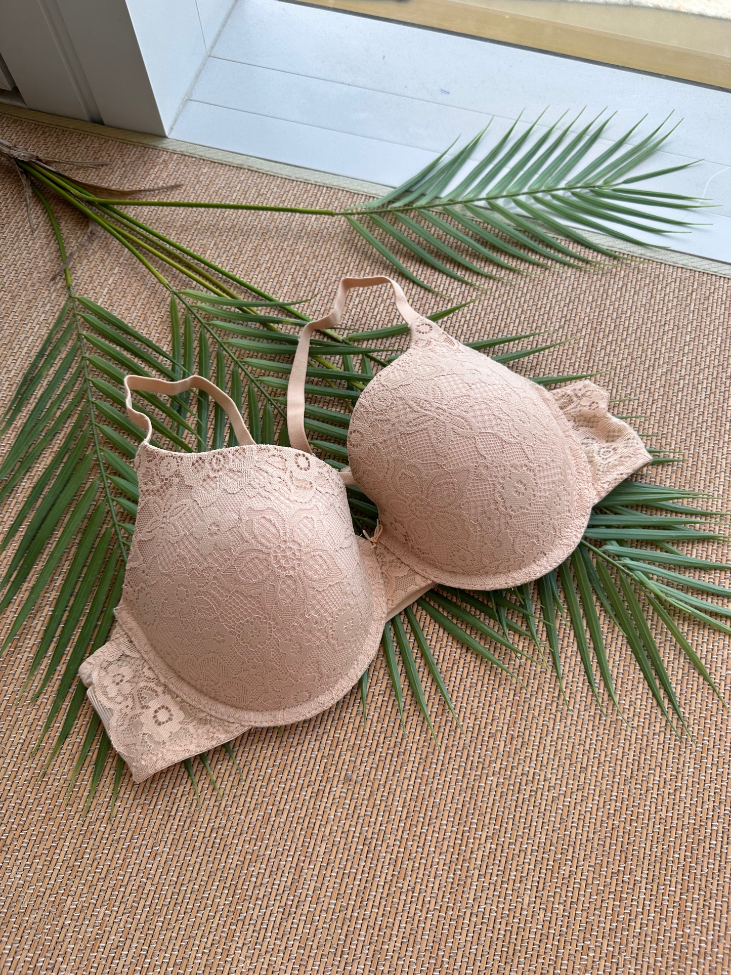 XN Nude Lace Pushup Plus Size Bra