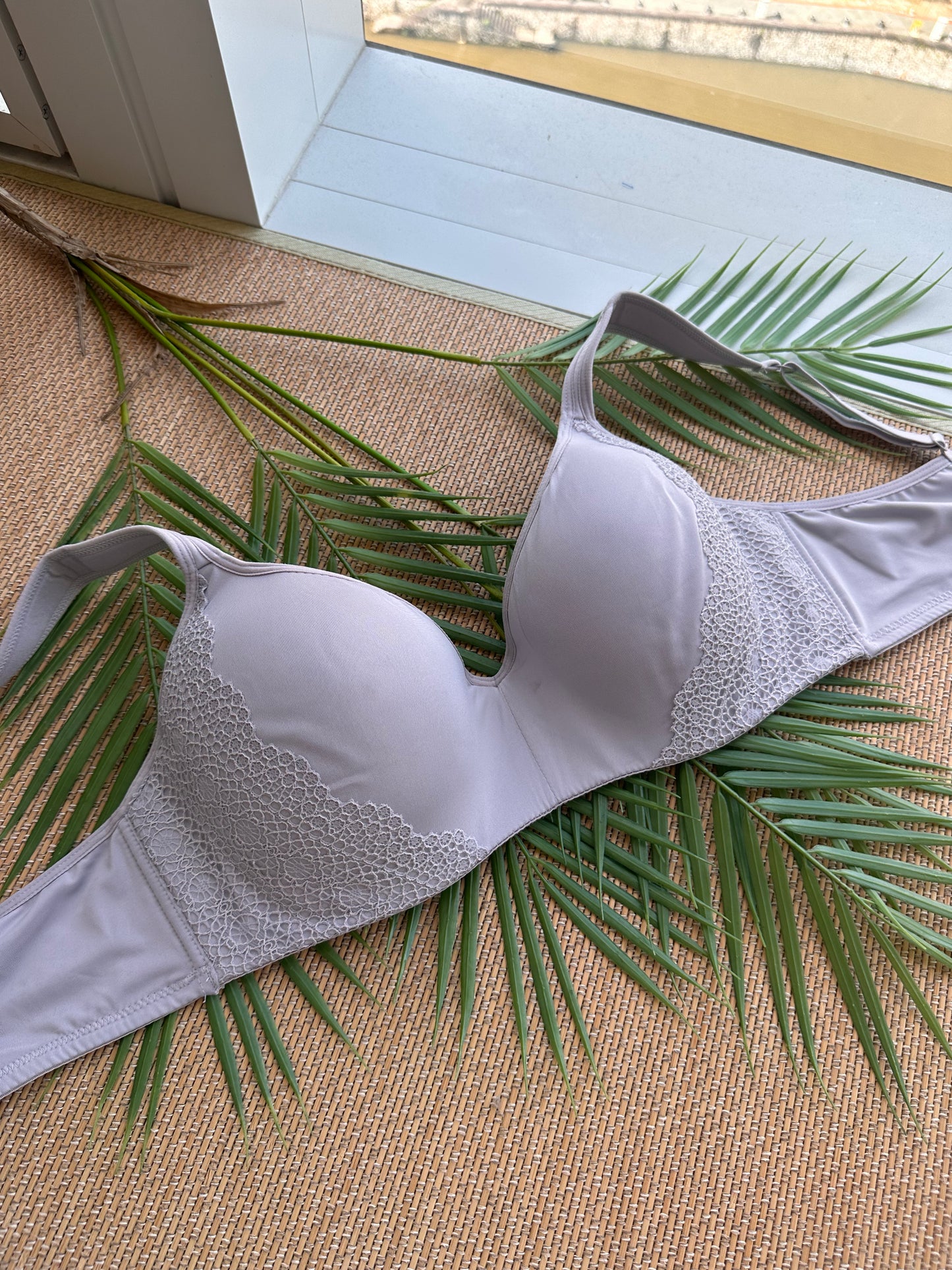 JS Grey Tshirt Plus Size Bra