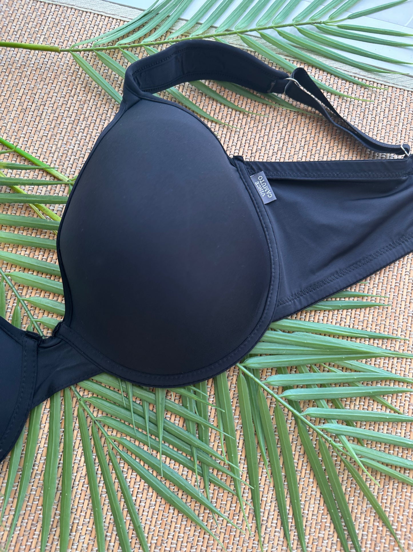 VC Black Tshirt Plus Size Bra