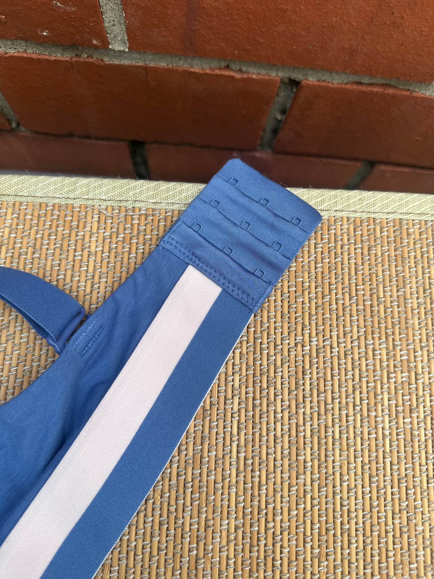 Blue Cotton Wireless Tshirt Plus Size Bra Singapore
