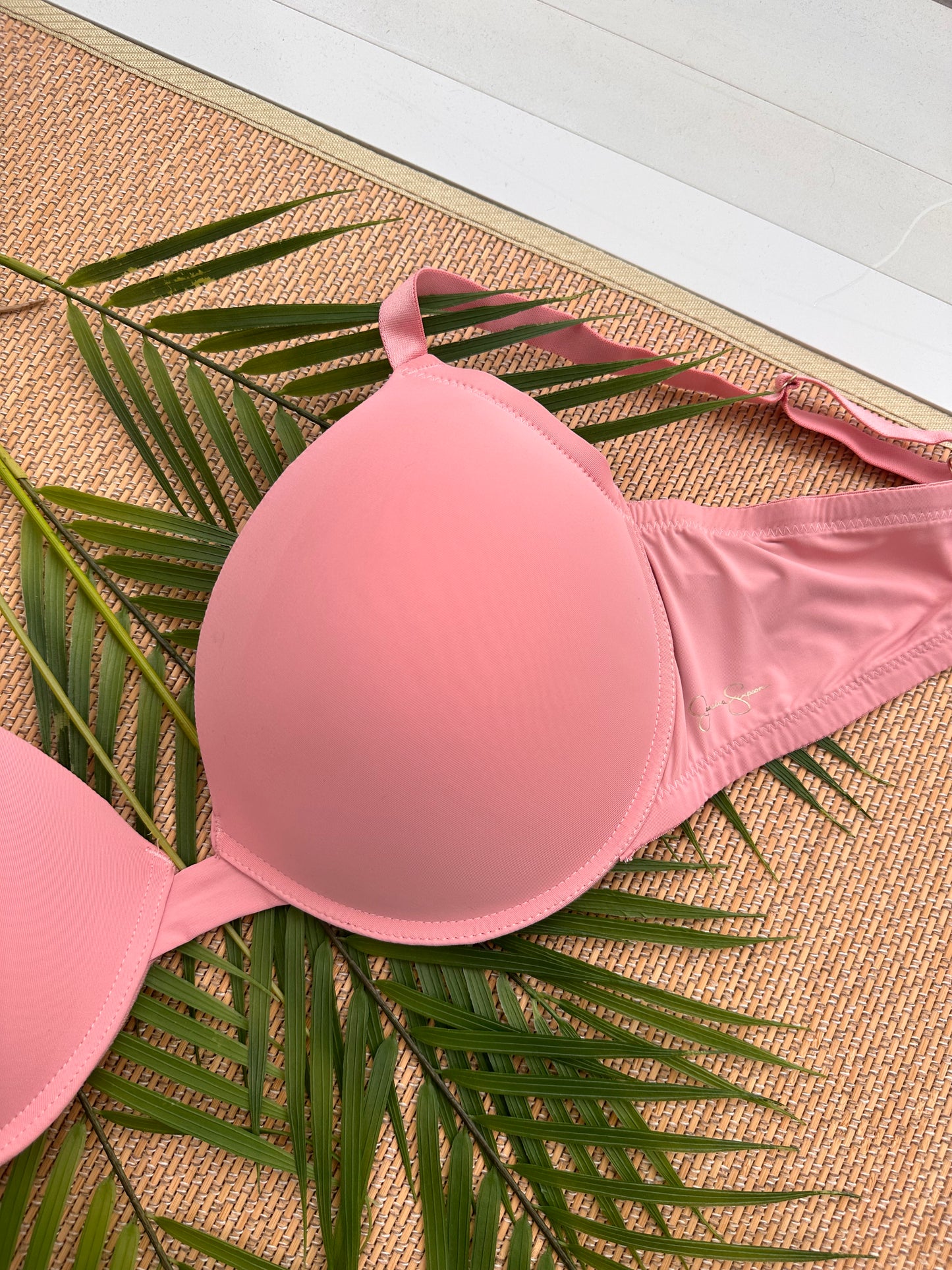 JS Coral Plunge Pushup Plus Size Bra