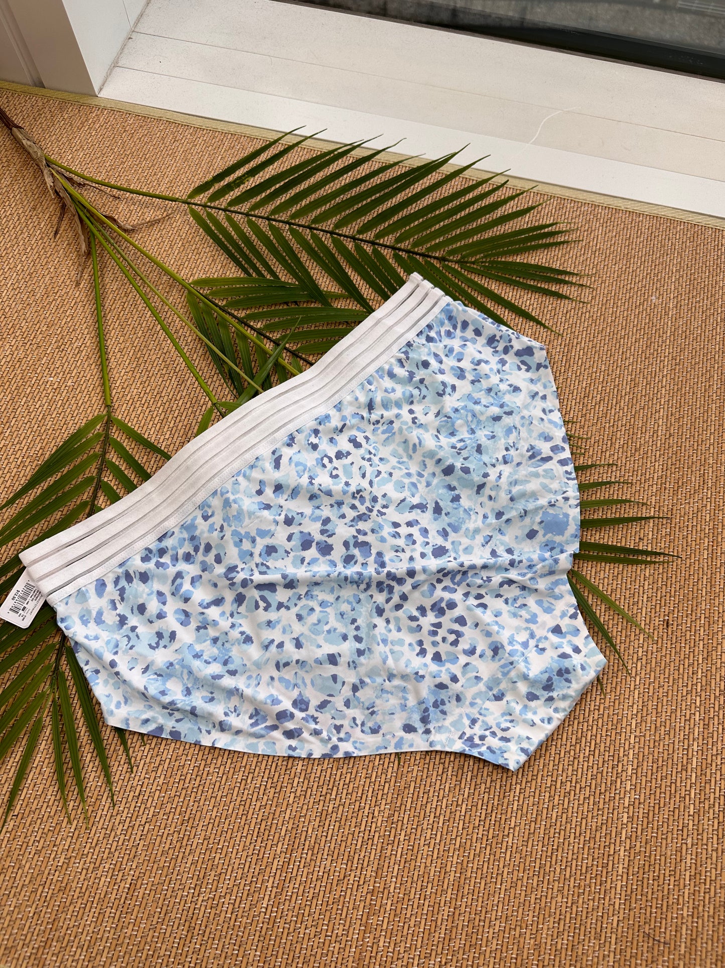 AS Blue Leopard Print Seamless High Waisted Panty