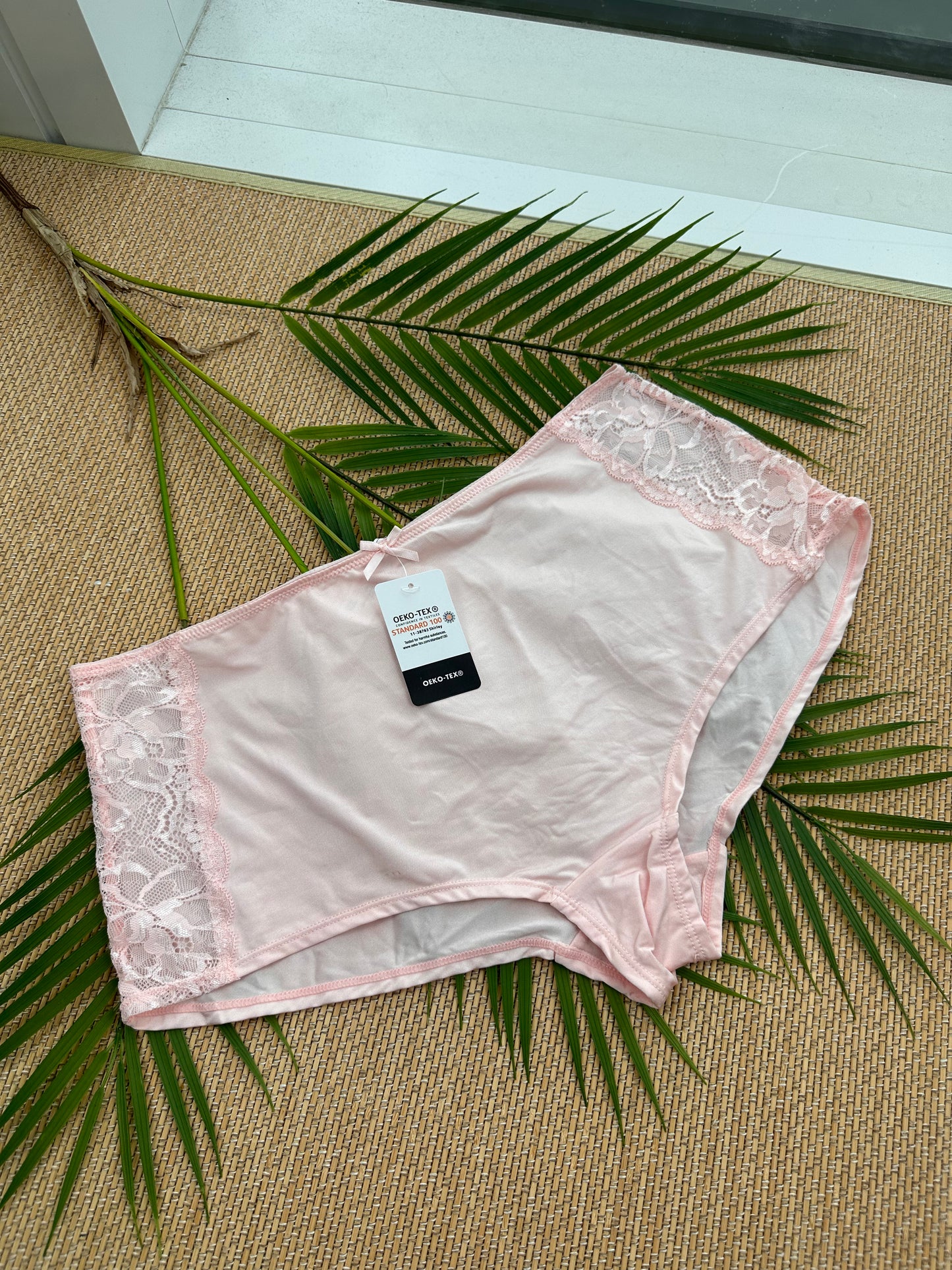 Zee Pink Lady Boxer Mid Rise Panty