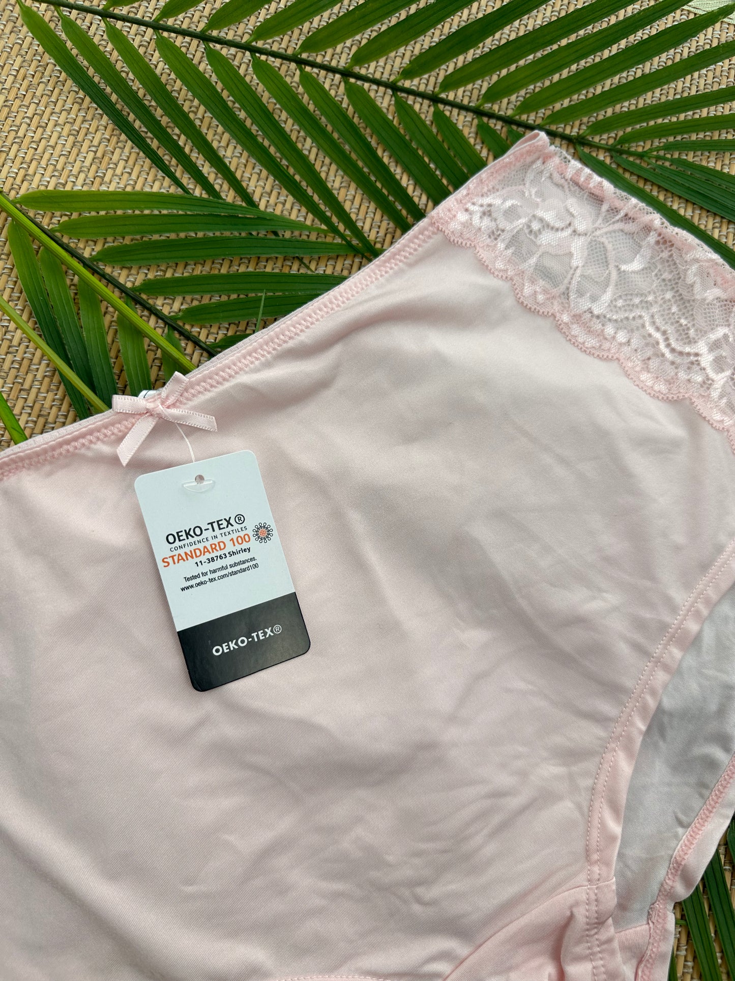 Zee Pink Lady Boxer Mid Rise Panty