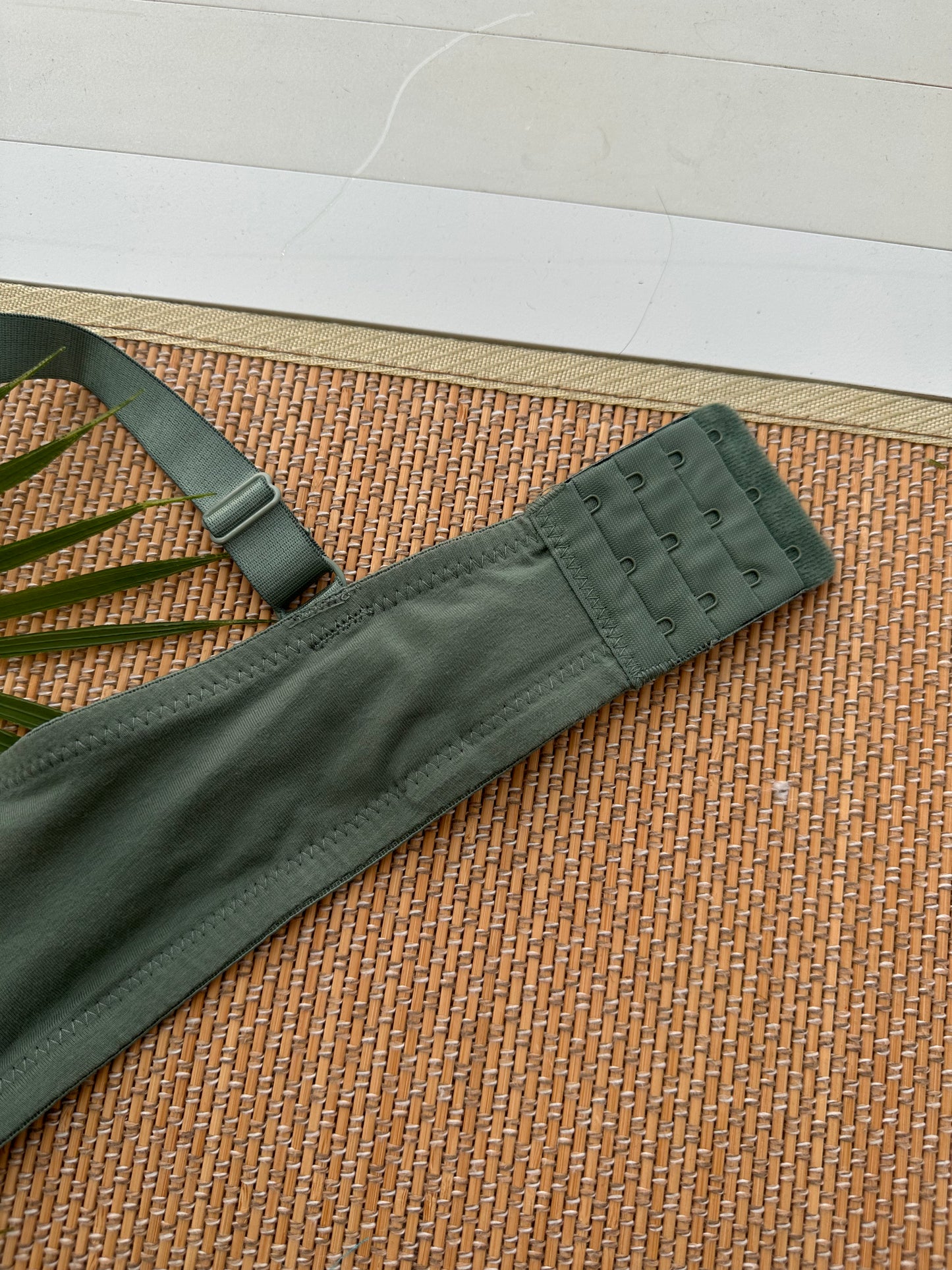 Cotton Green Tshirt Plus Size Bra