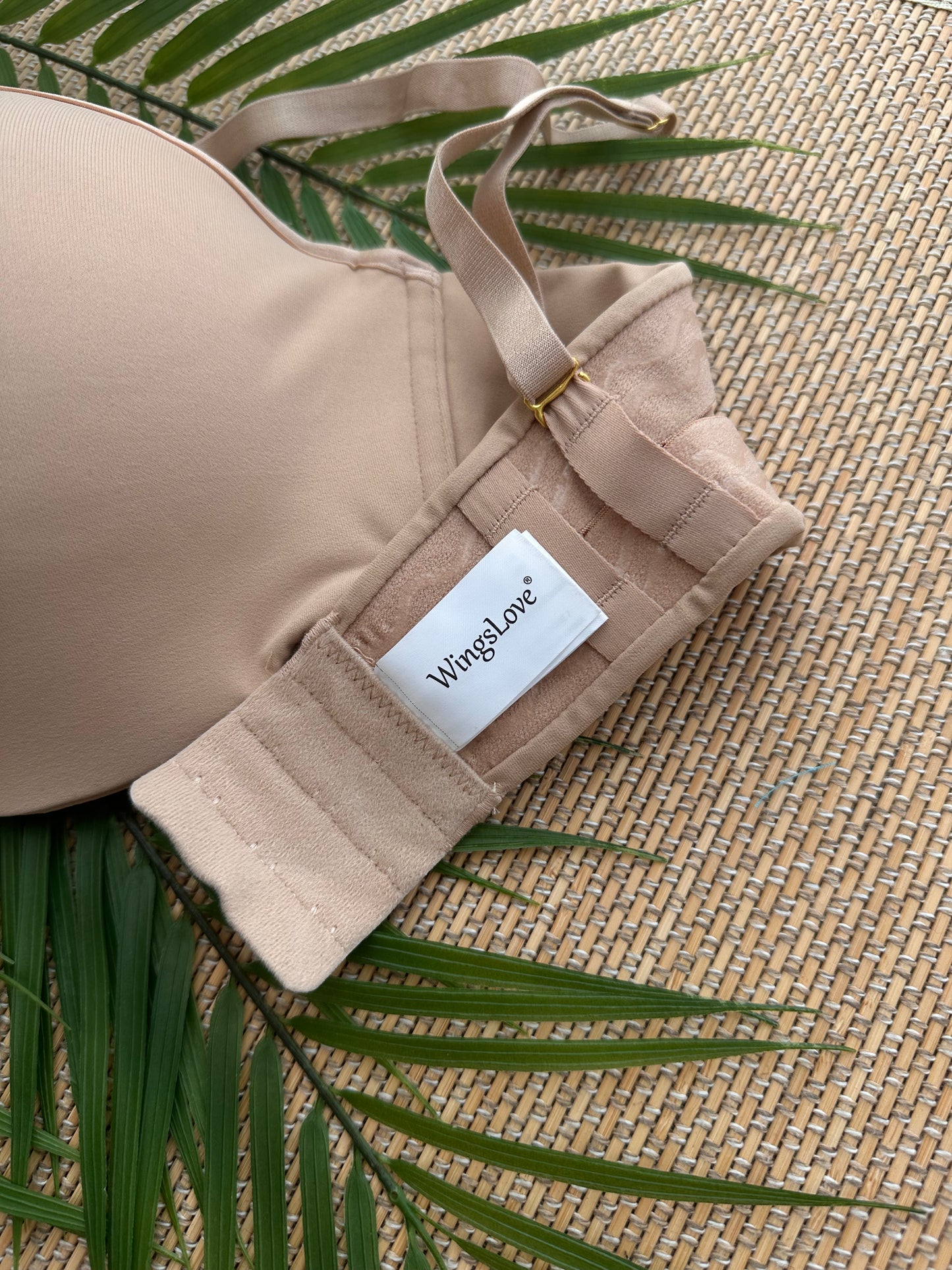 WL Nude Strapless Non-slip Tshirt Plus Size Bra