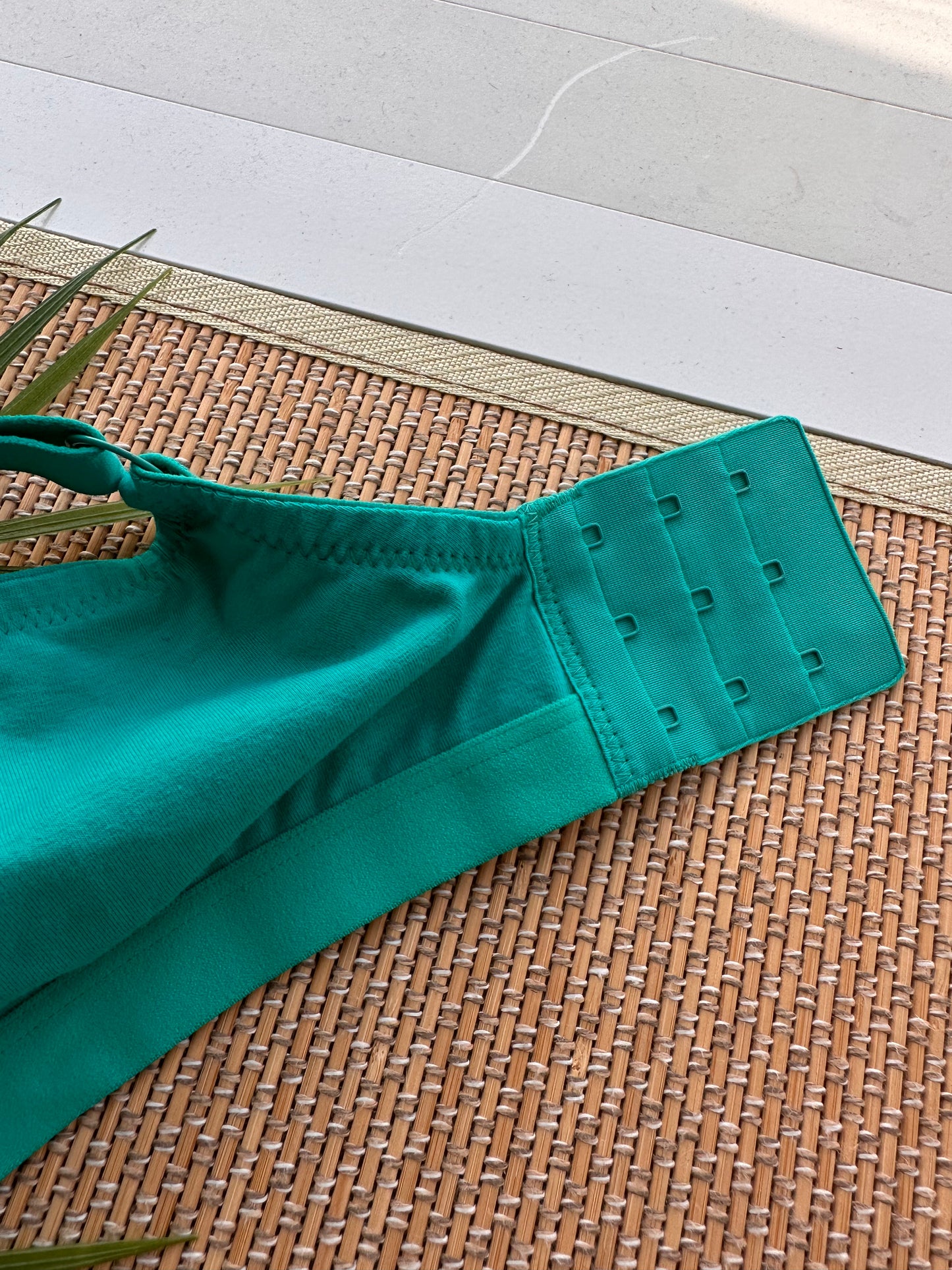 MS Green Cotton Tshirt Plus Size Bra