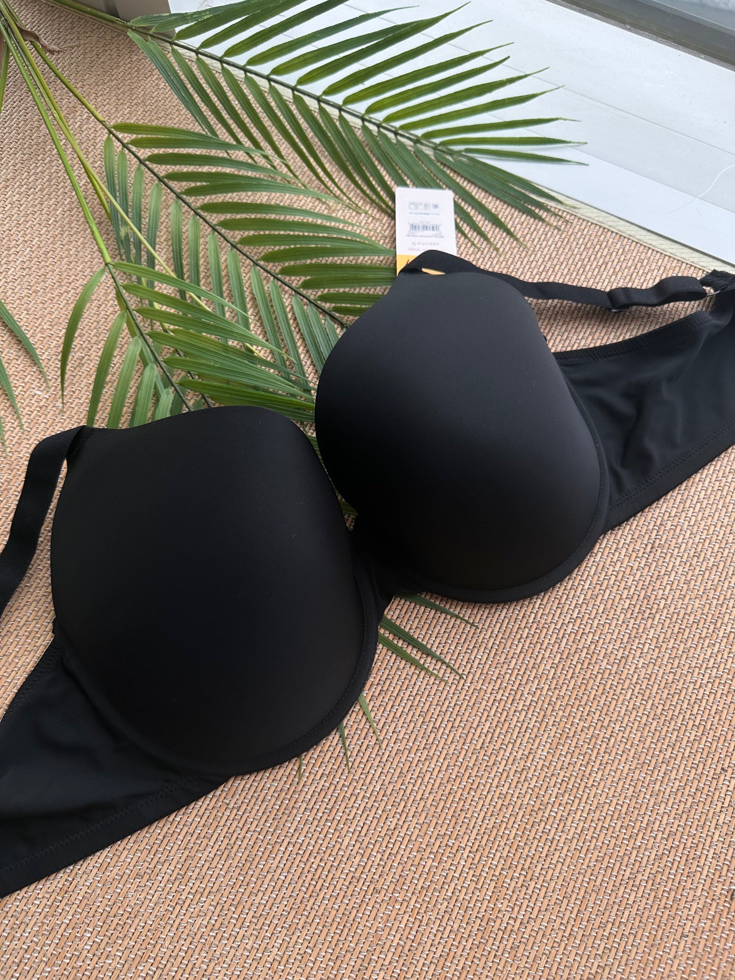 ST Black Comfy Tshirt Plus Size Bra