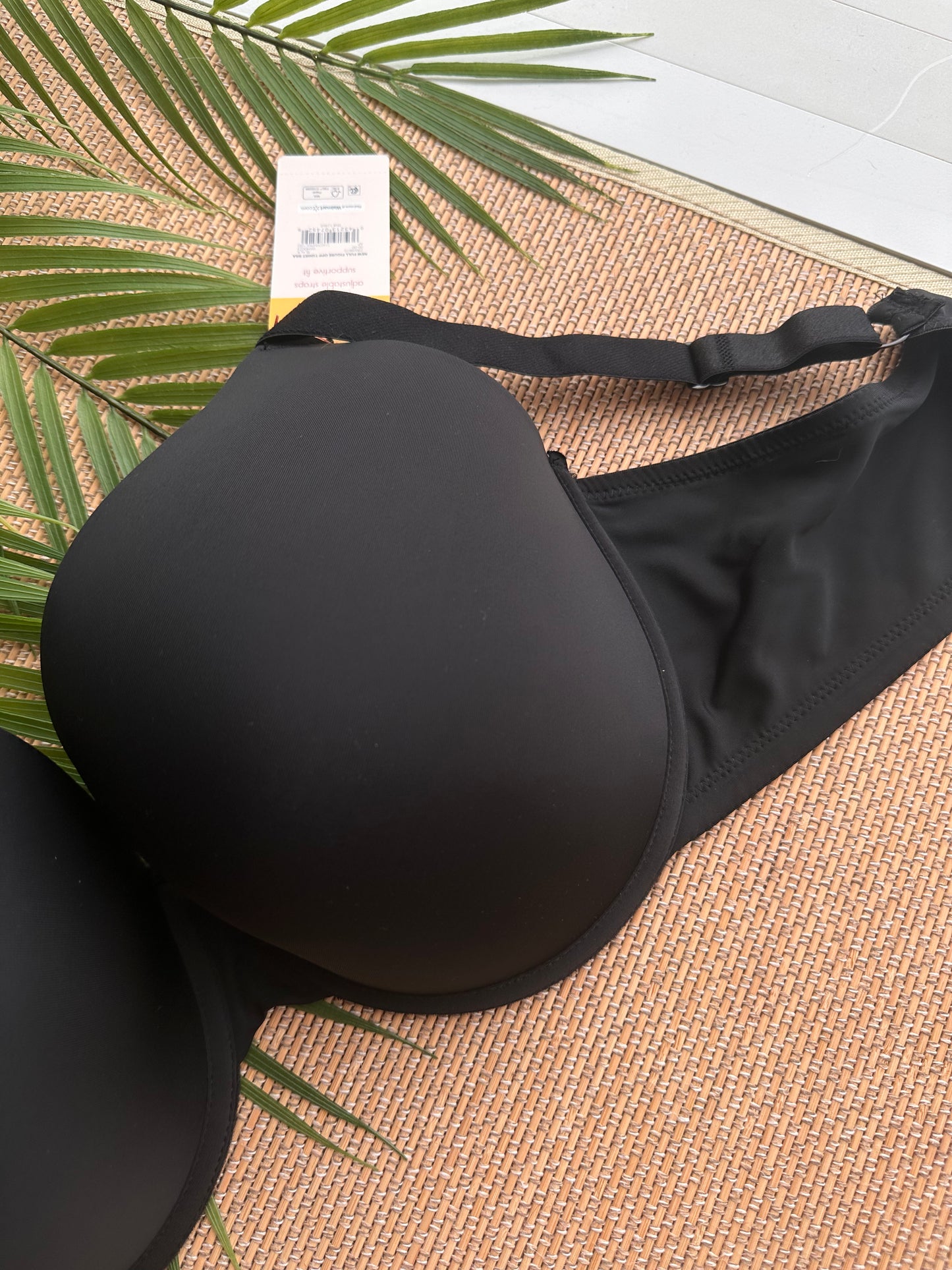 ST Black Comfy Tshirt Plus Size Bra