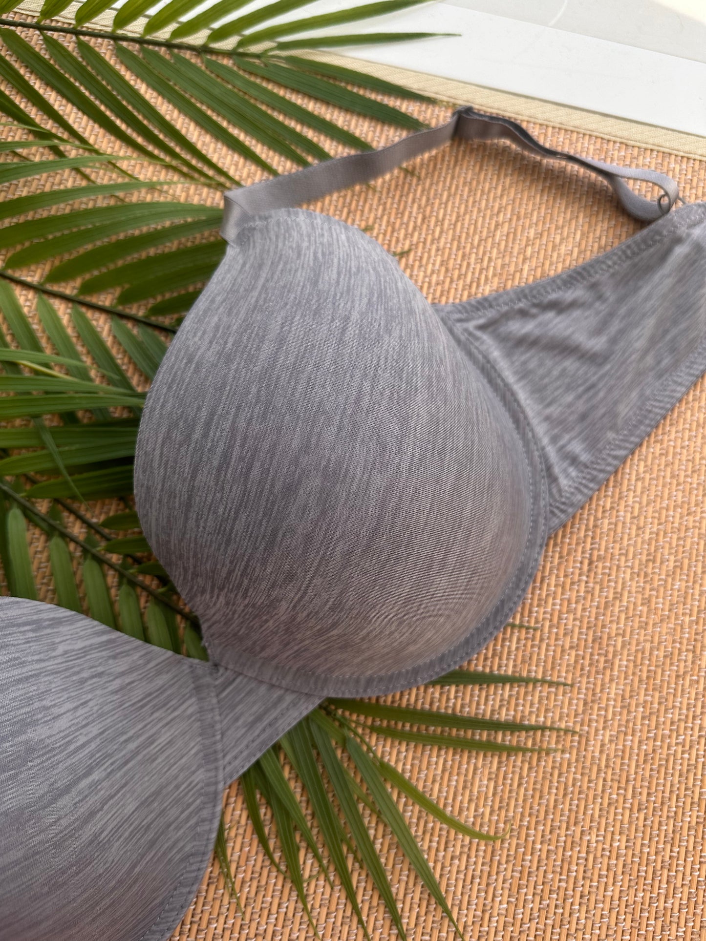 GE Grey Tshirt Plus Size Bra