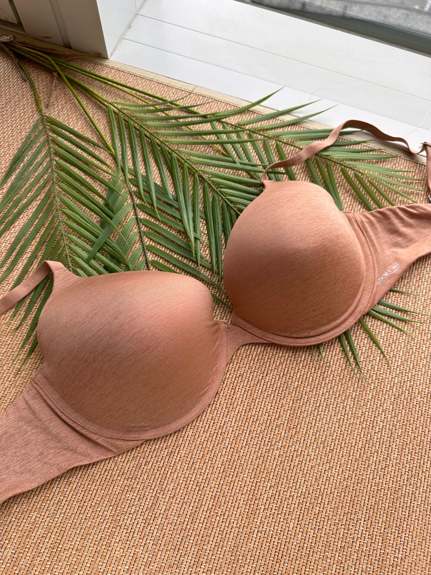 AM Nude Plunge Pushup Bra