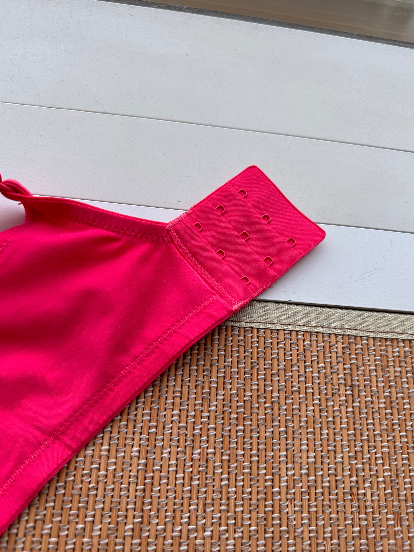MS Hot Pink 100% Cotton Tshirt Plus Size Bra