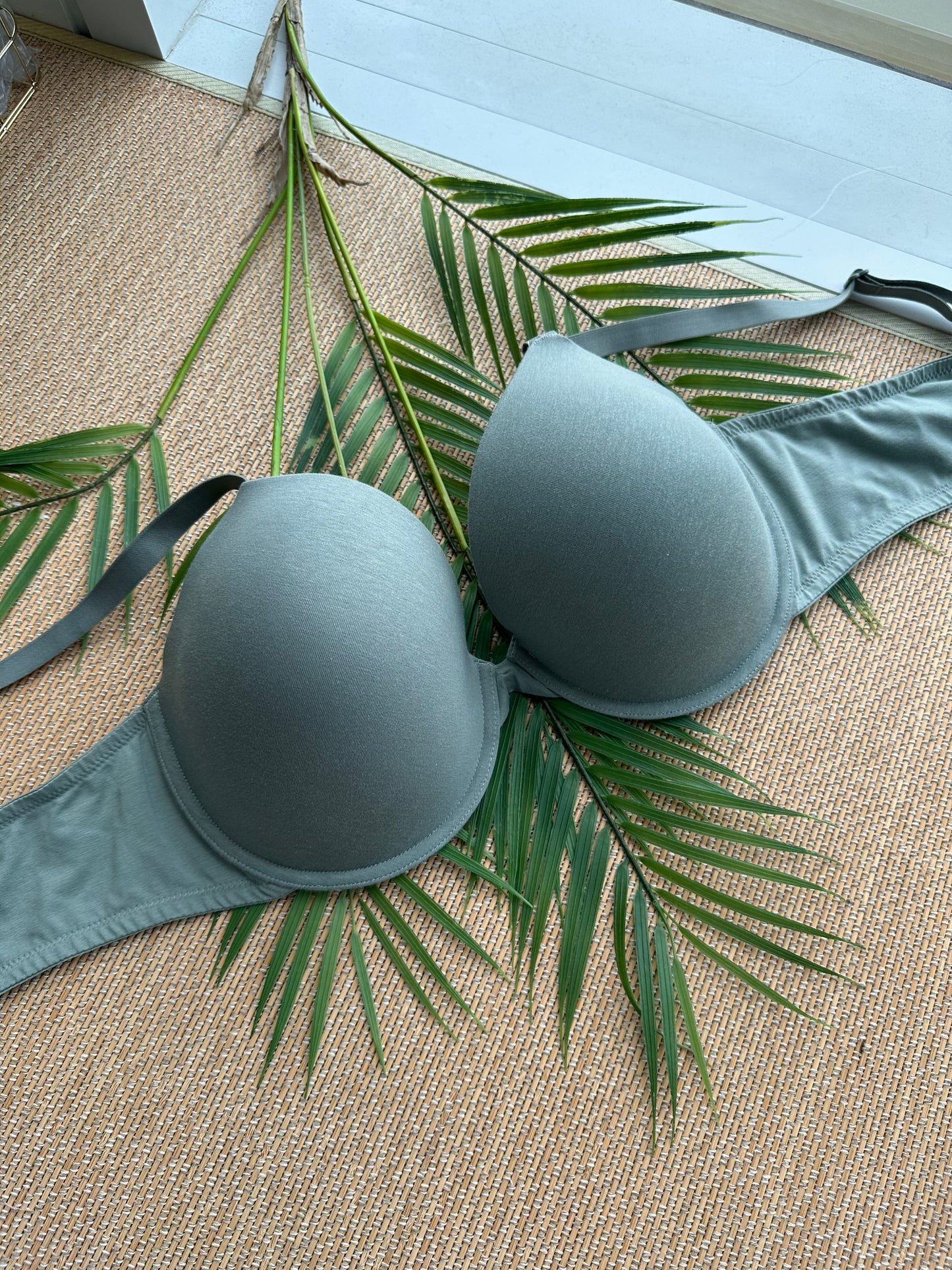 MS Olive 100% Cotton Tshirt Plus Size Bra
