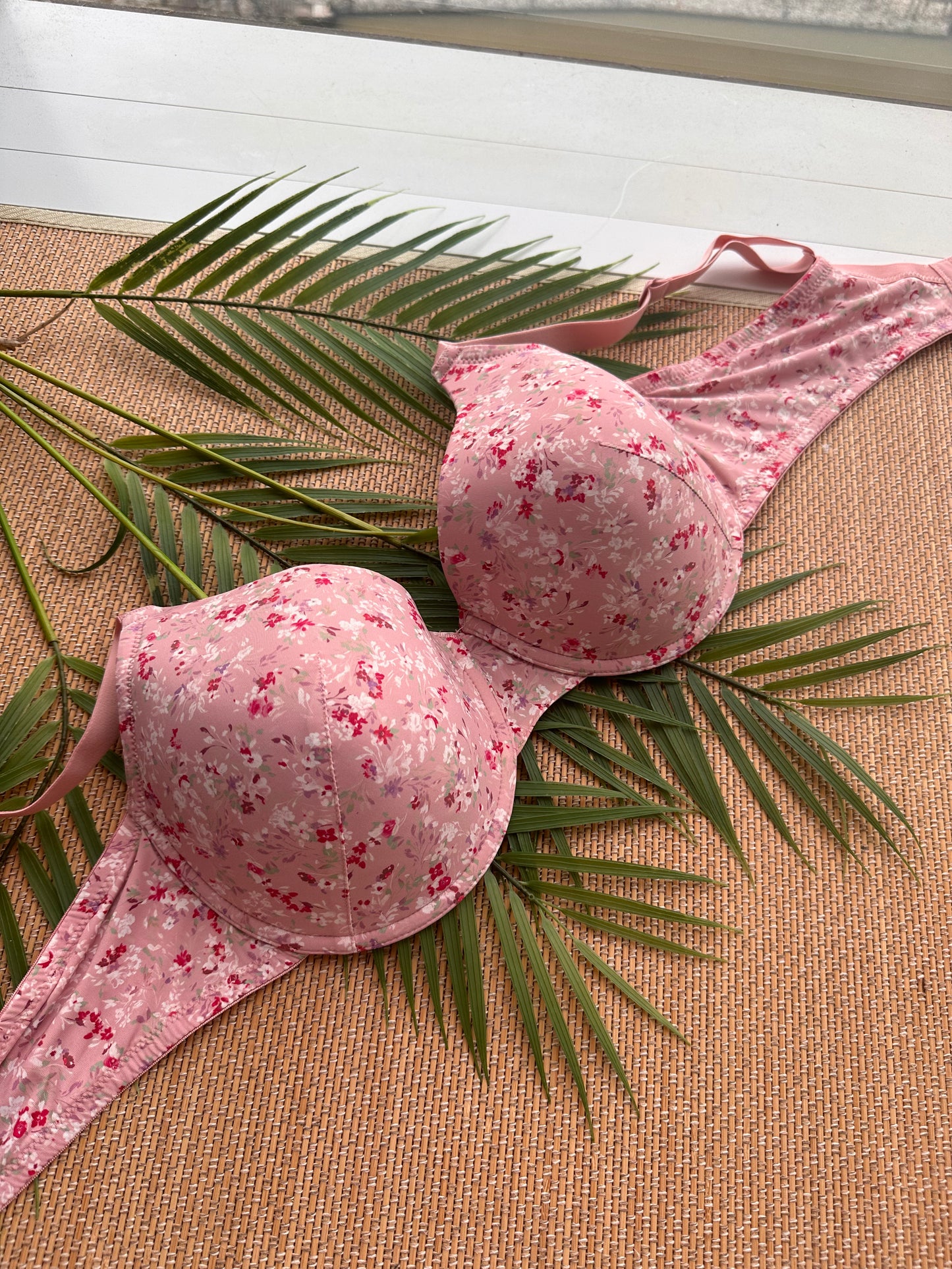 AK Cherry Blossom Pink Tshirt Plus Size Bra