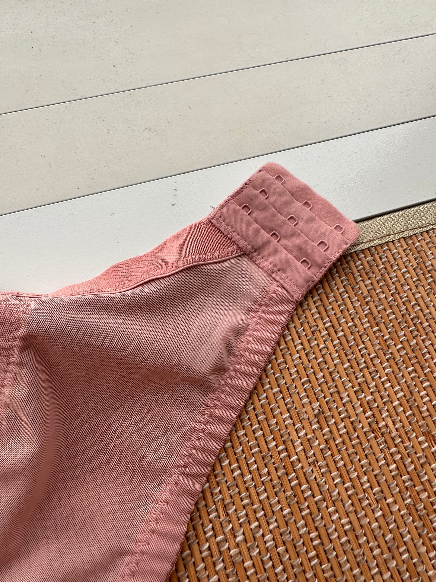 AK Mauve Lace Tshirt Plus Size Bra