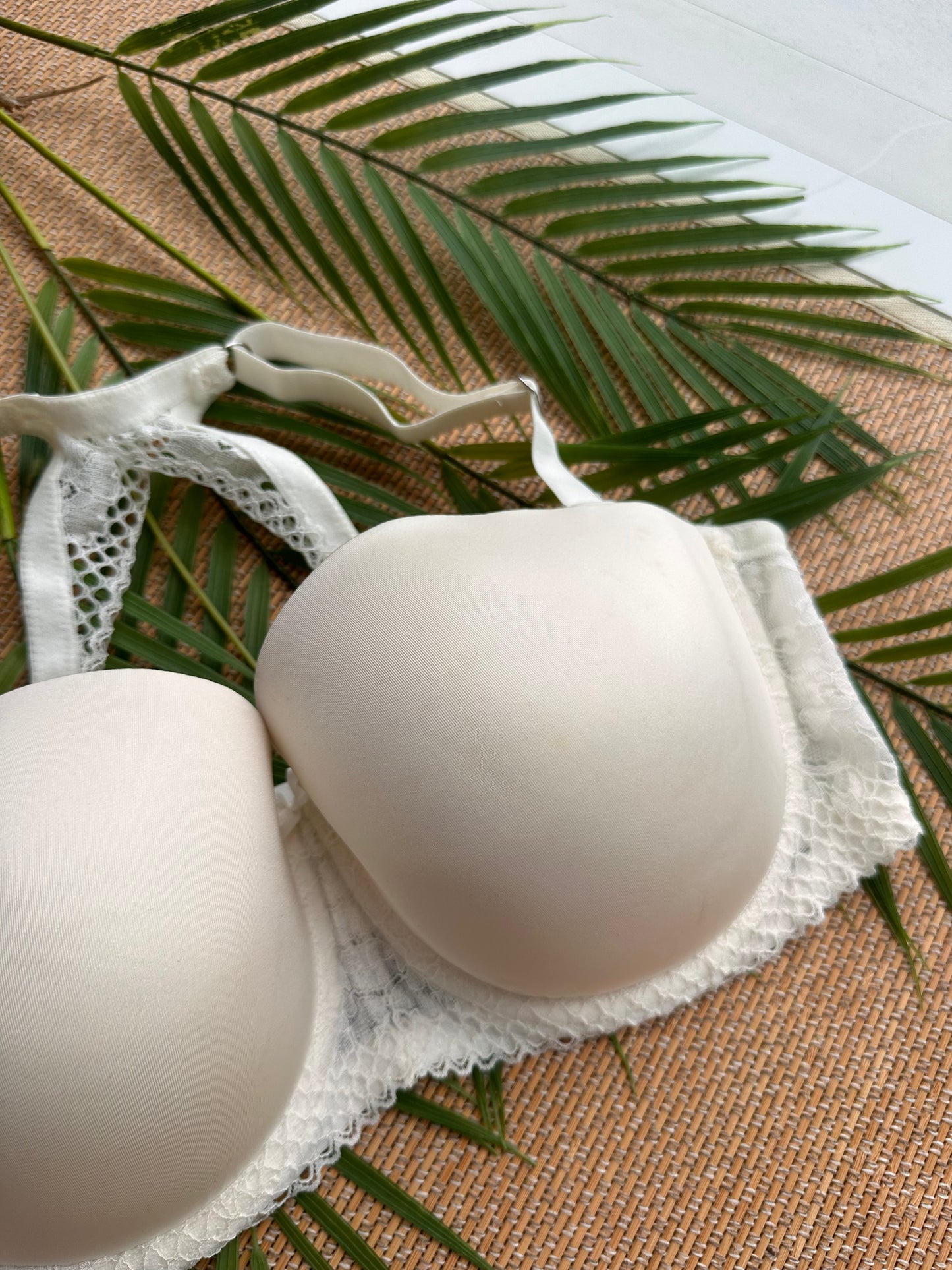 Cross Back Lace Plus Size Bra