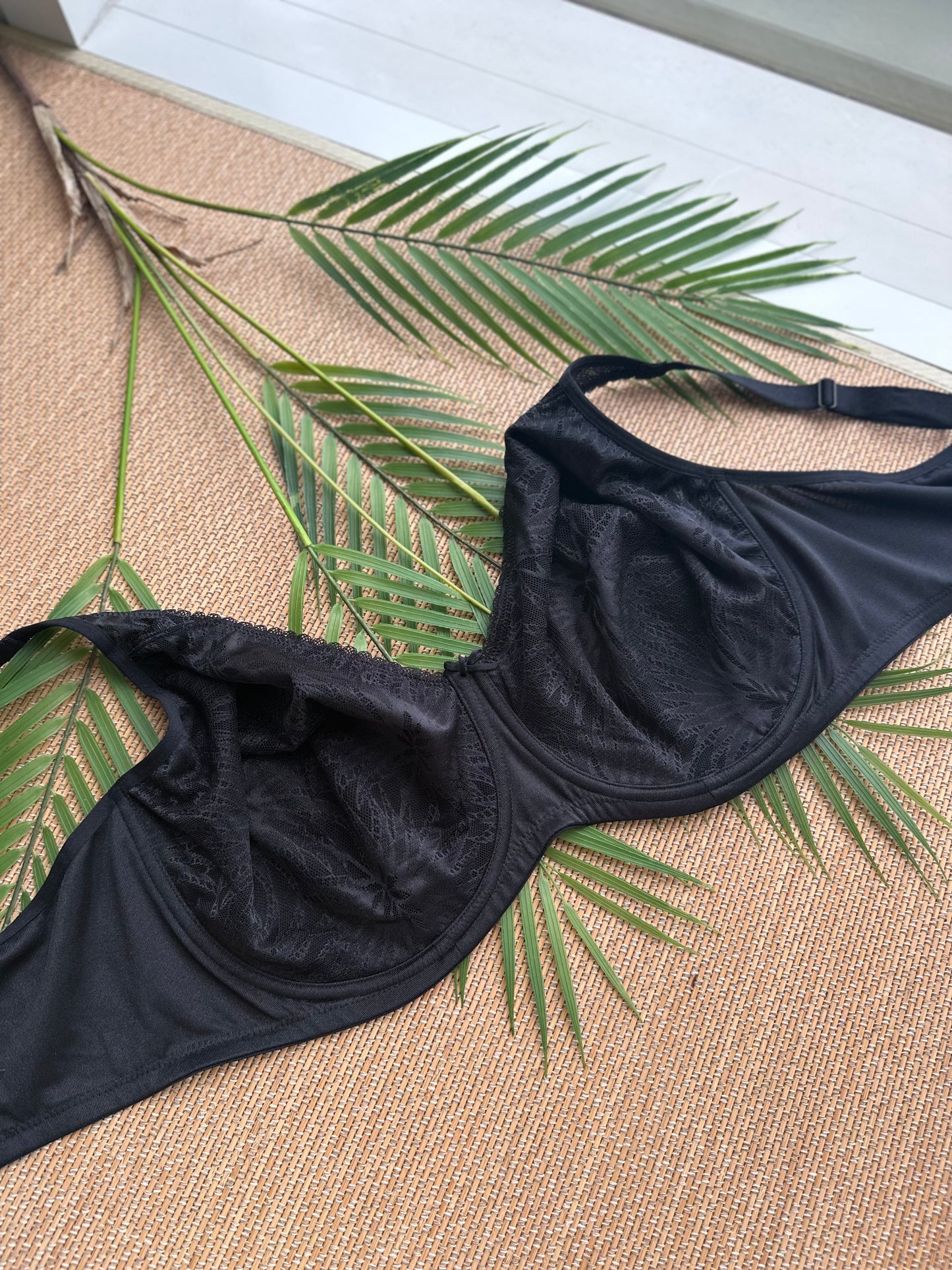 FF Black Soft Cup Plus Size Bra