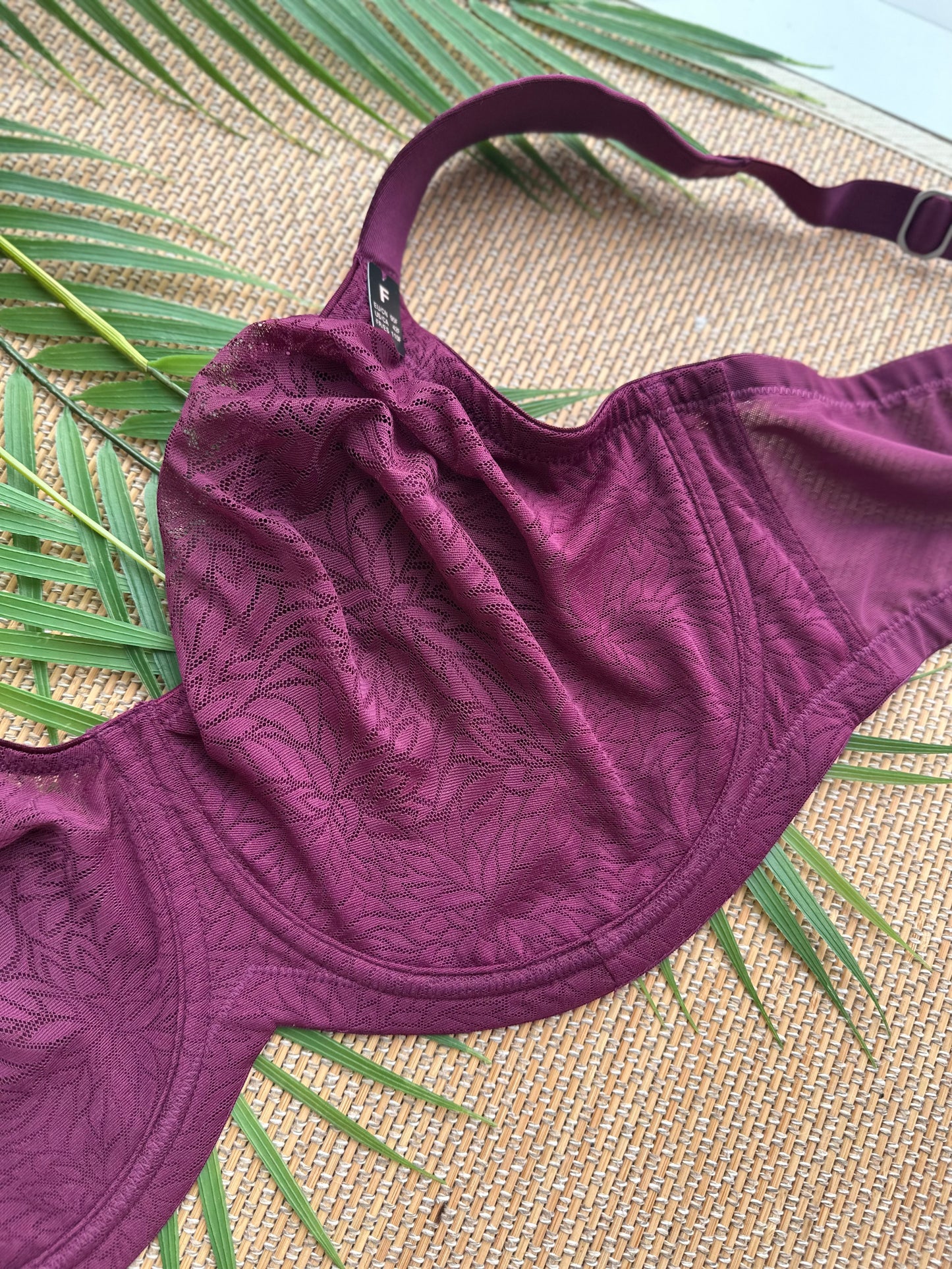 FF Black Soft Cup Plus Size Bra