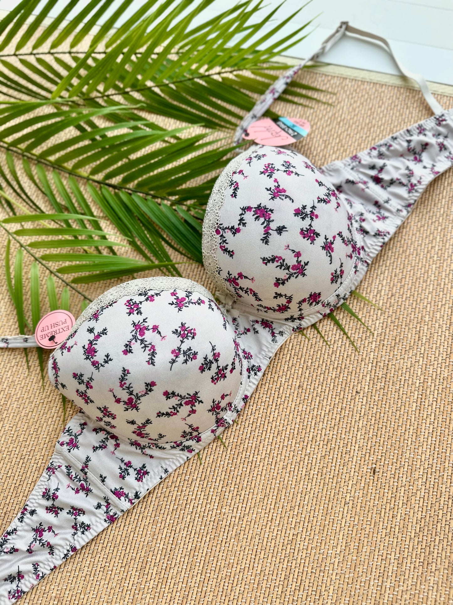JZB Floral Pushup Bra