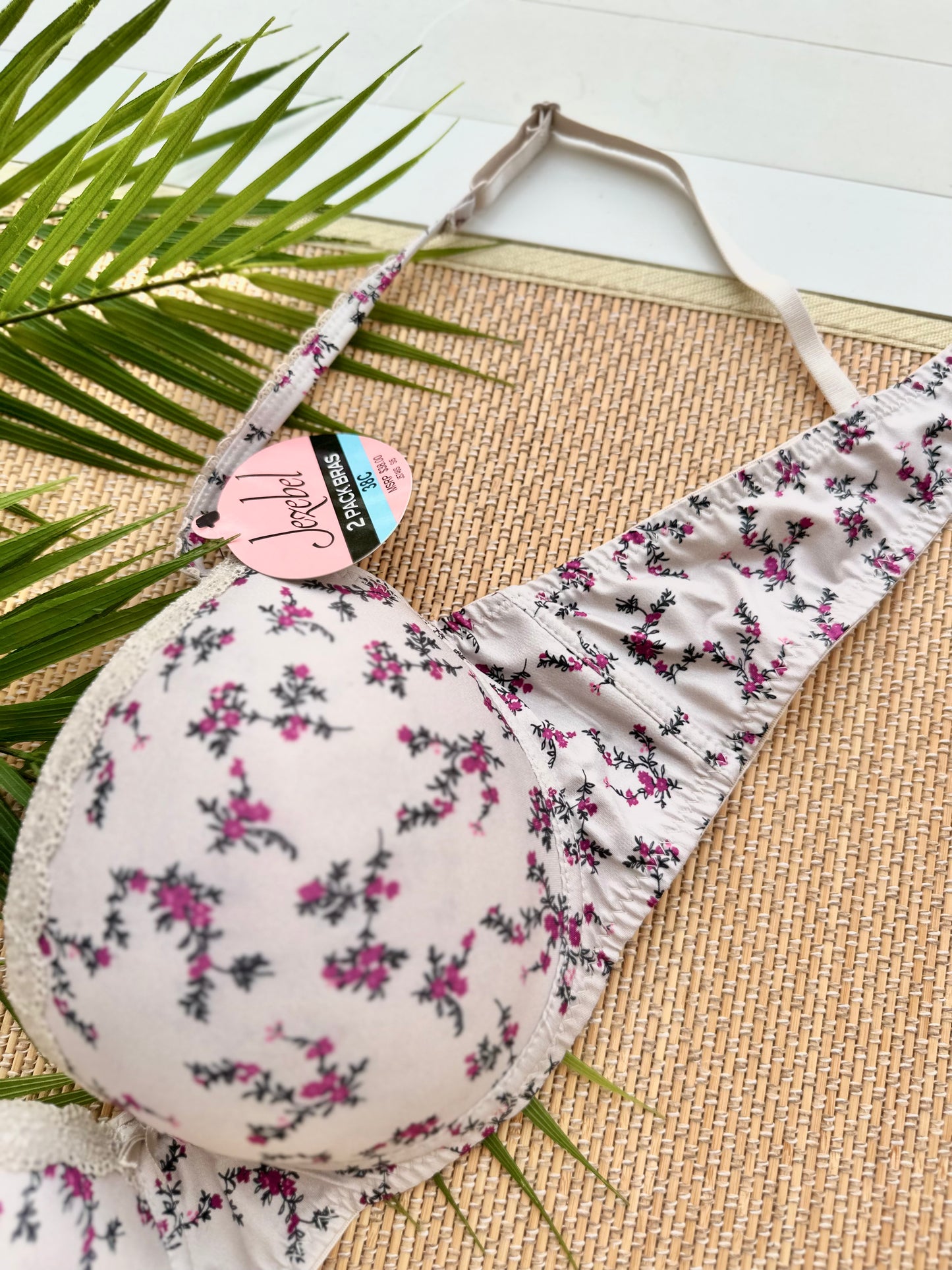 JZB Floral Pushup Bra