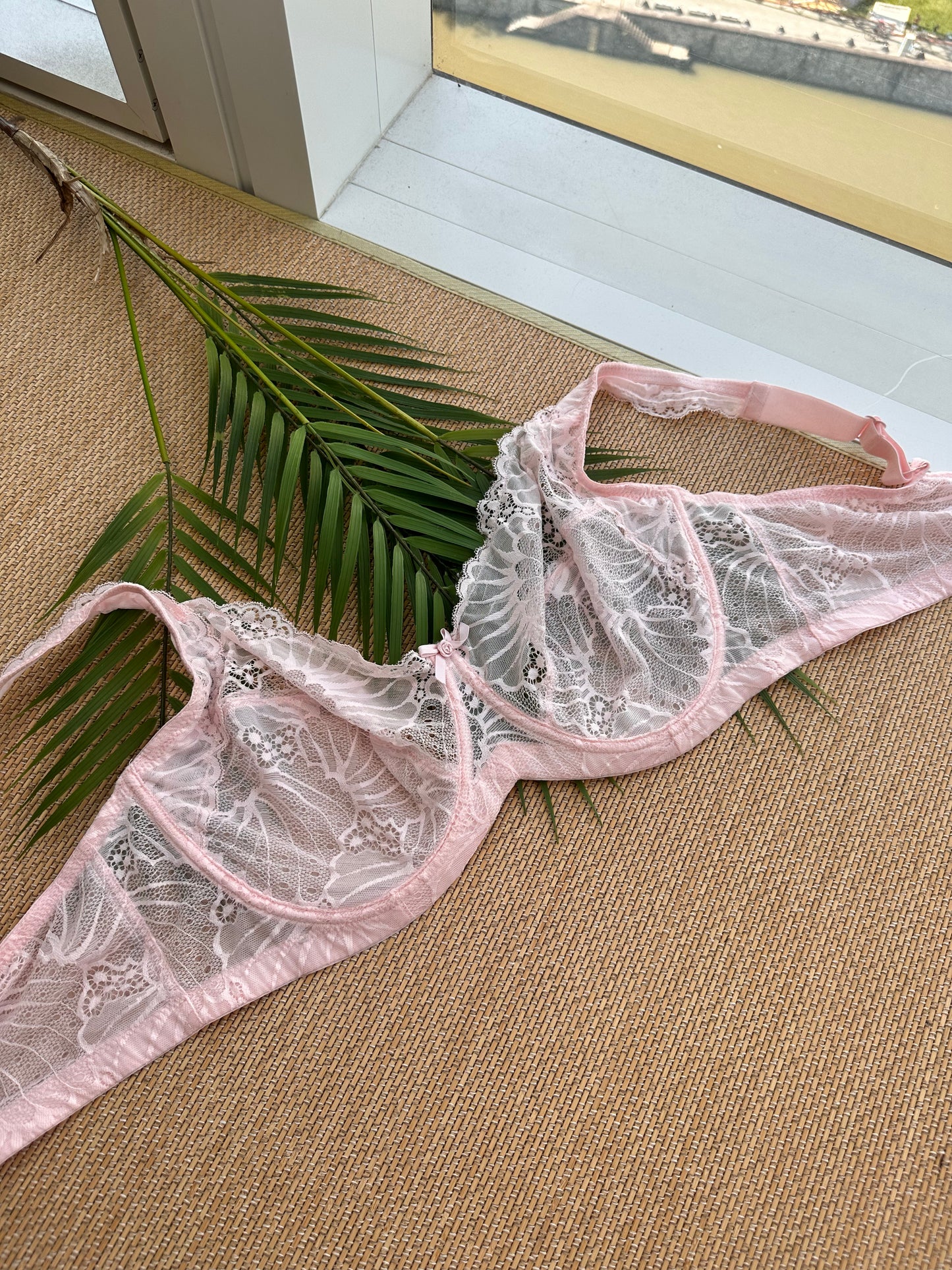 JM Baby Pink Lace Soft Cup Bra