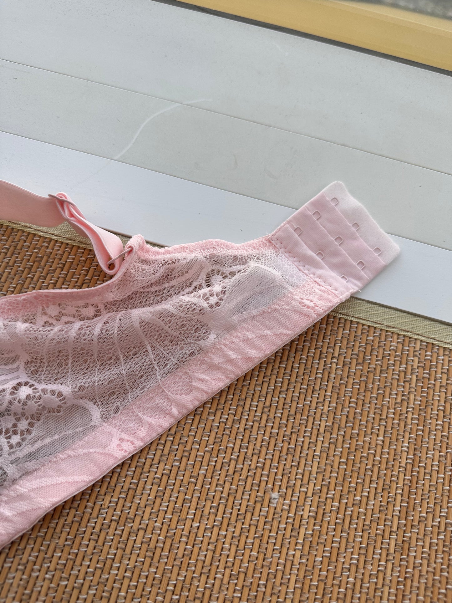 JM Baby Pink Lace Soft Cup Bra