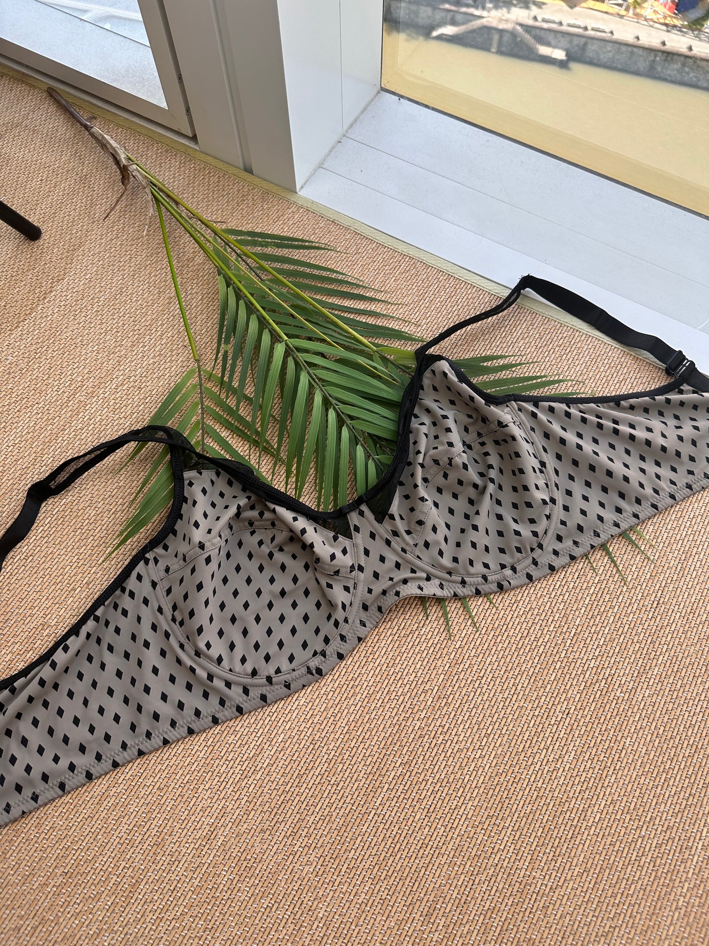 Polka Dot Soft Cup Plus Size Bra
