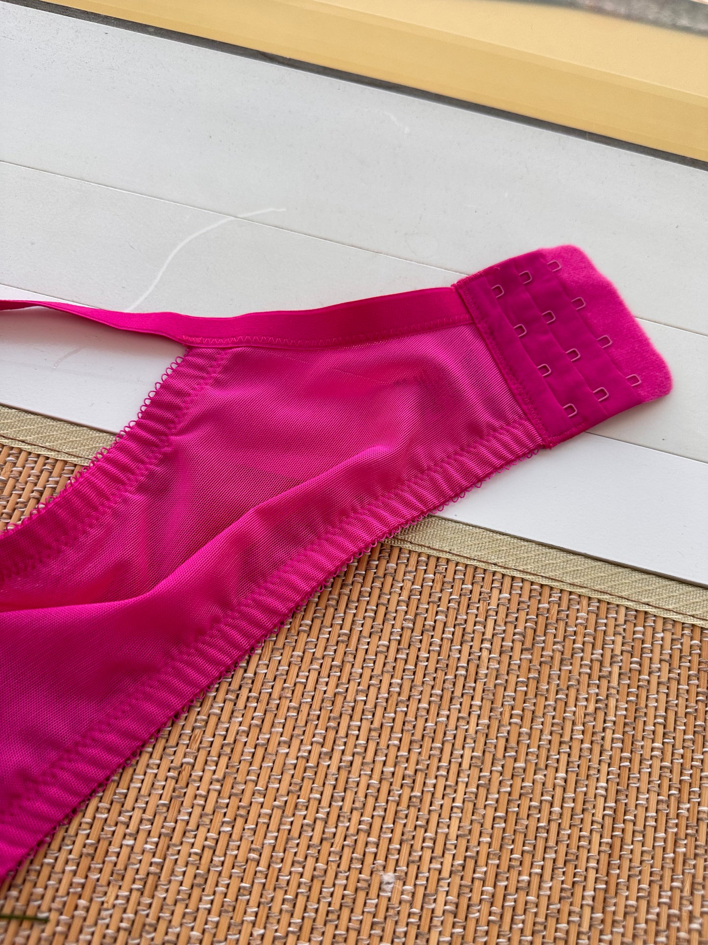 YS Polka Pink Balconette Plus Size Bra