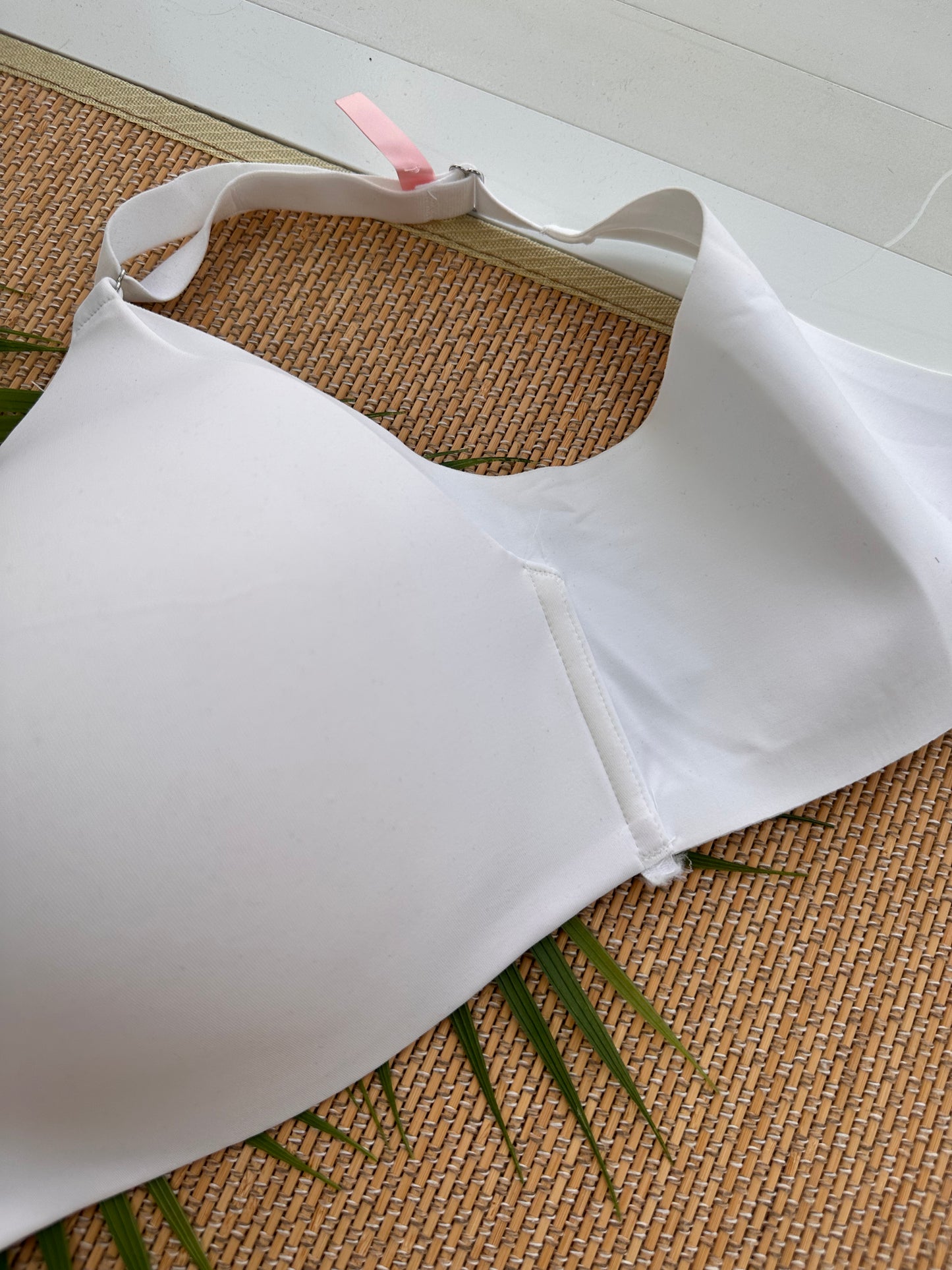 LVER White Seamless Wireless Plus Size Bra