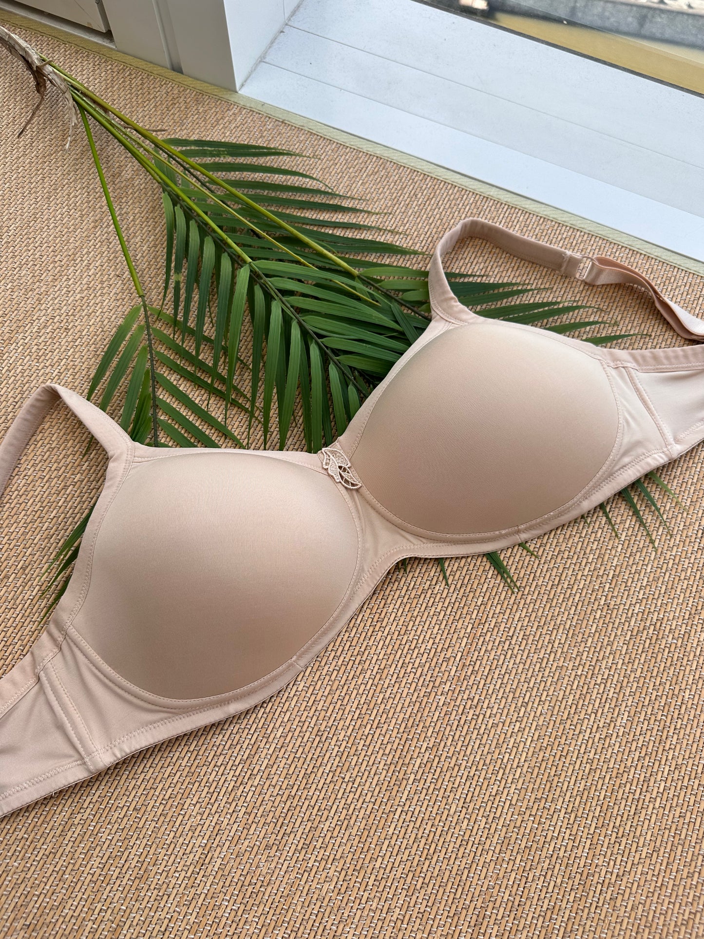 Nude Wireless Full Coverage Plus Size Bra