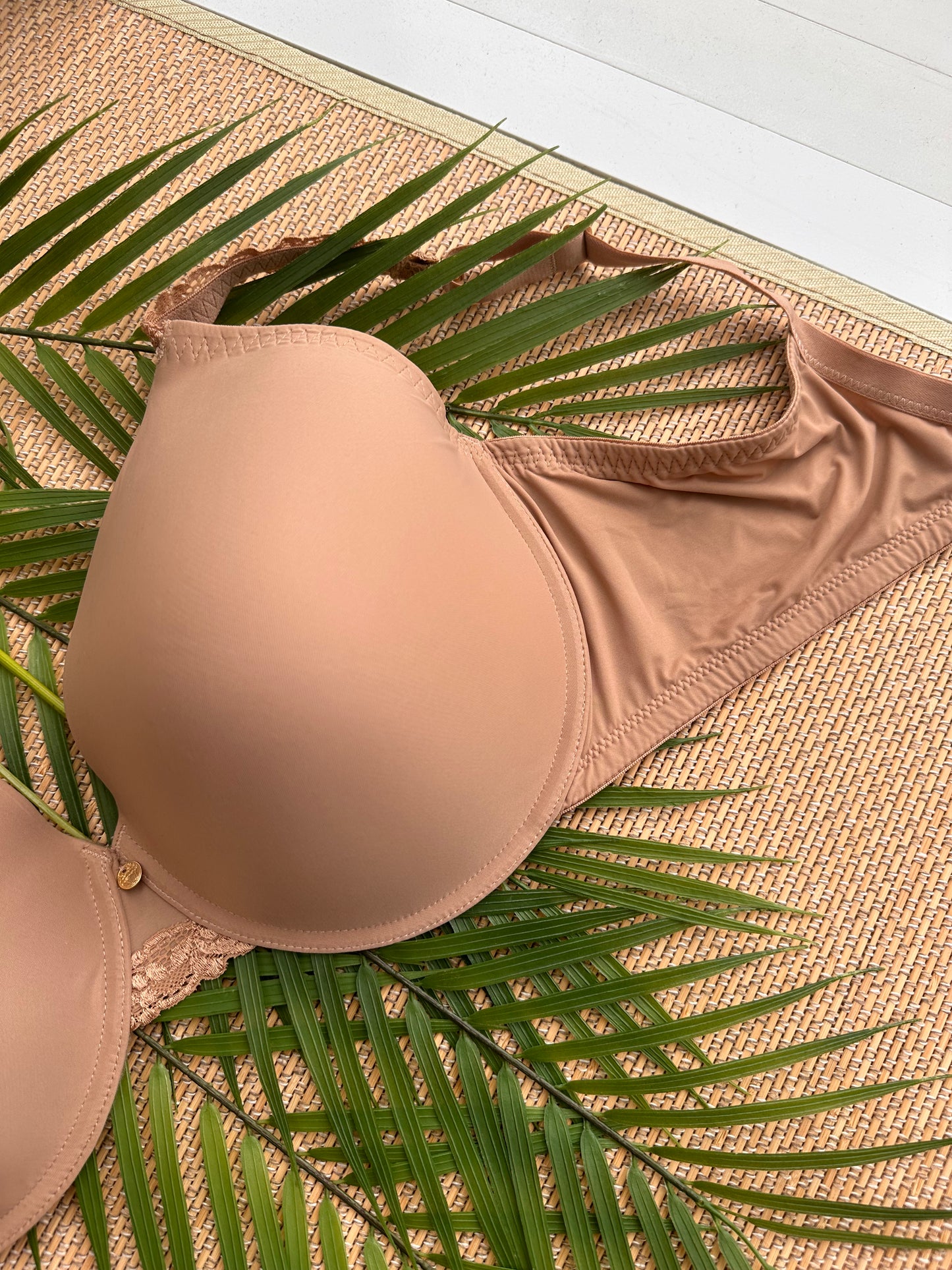 NT Tan Buttery Soft Tshirt Plus Size Bra