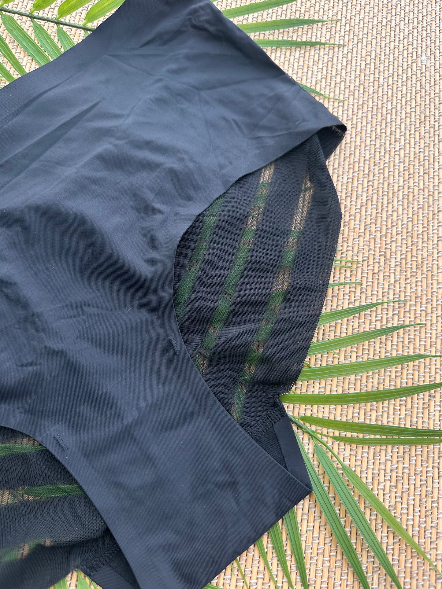 AO Black Seamless Smoothing Plus Size Panty