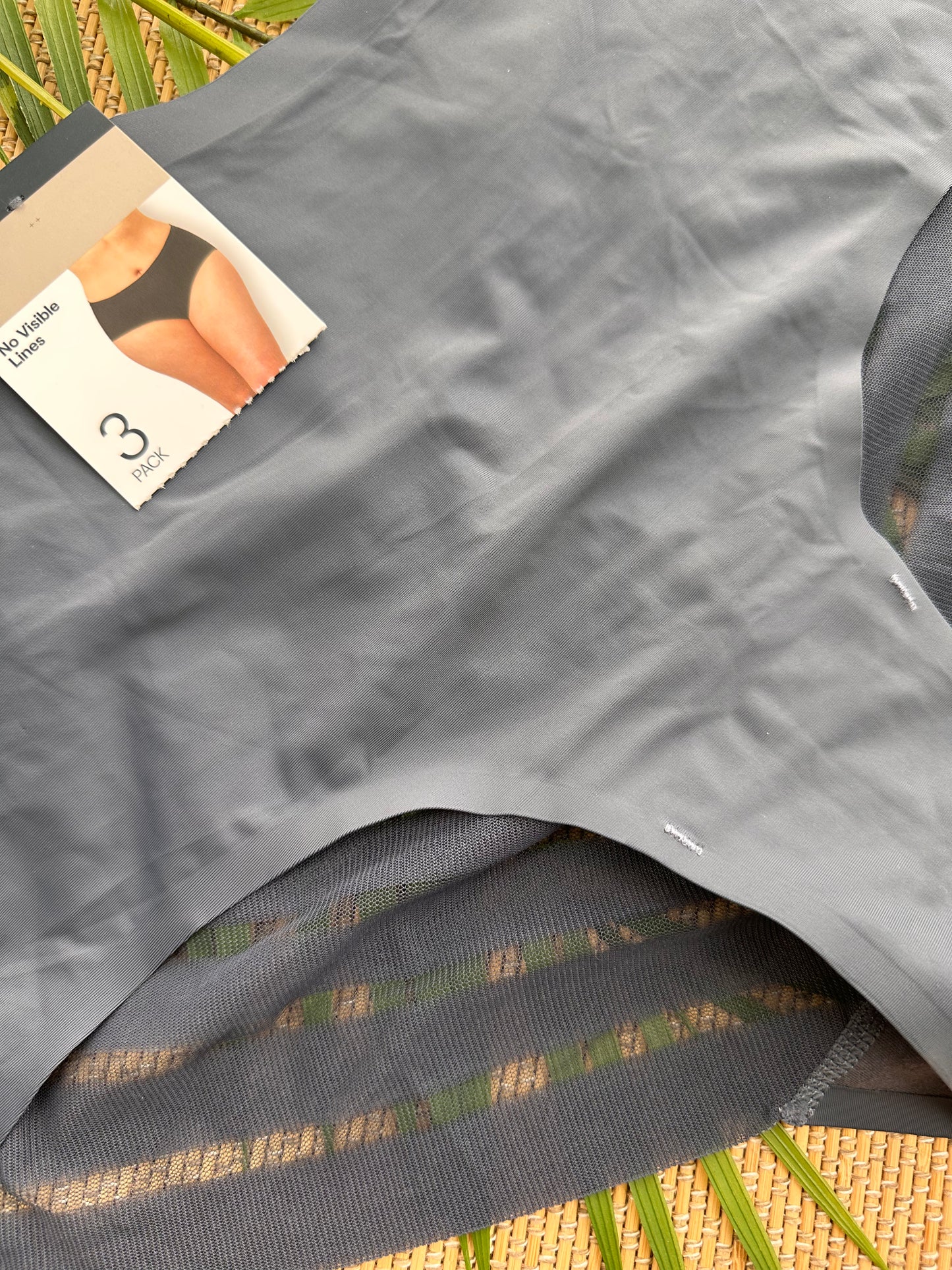 AO Grey Seamless Smoothing Plus Size Panty