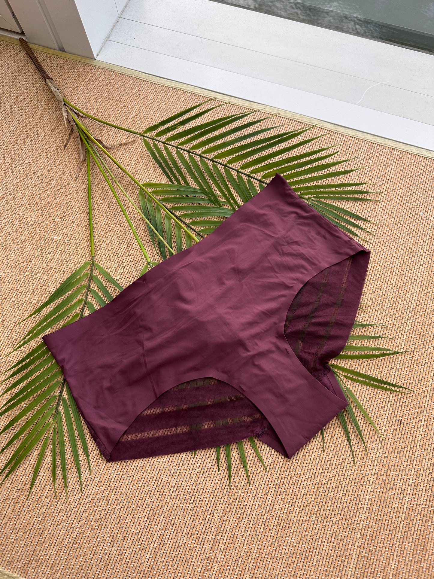 AO Maroon Seamless Smoothing Plus Size Panty