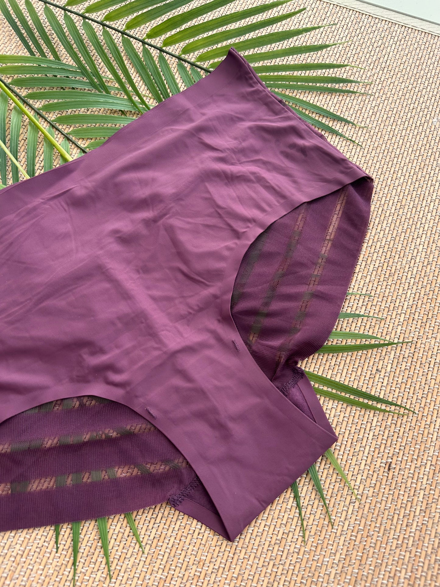 AO Maroon Seamless Smoothing Plus Size Panty