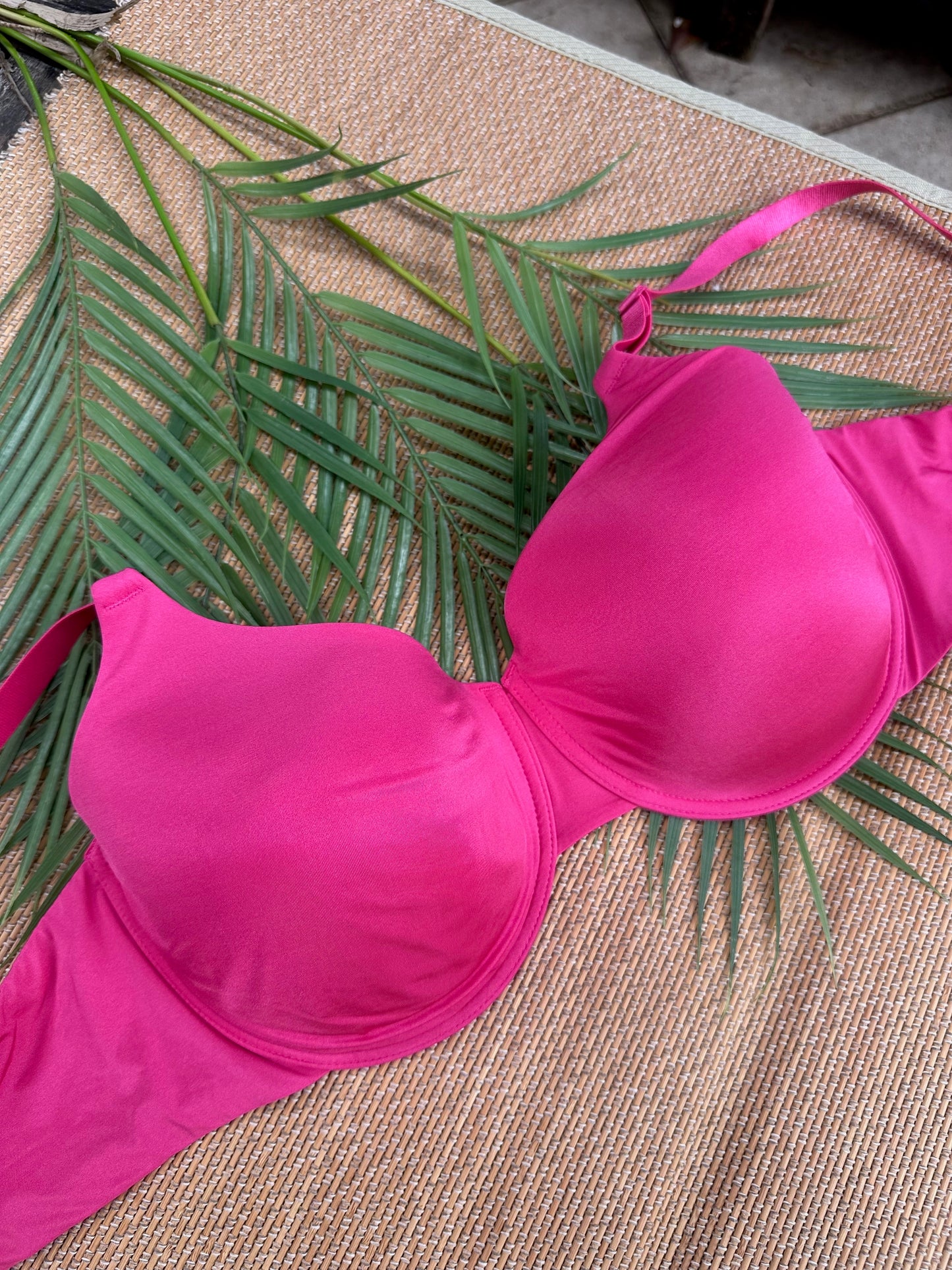 NT Pink Buttery Soft Tshirt Plus Size Bra Singapore