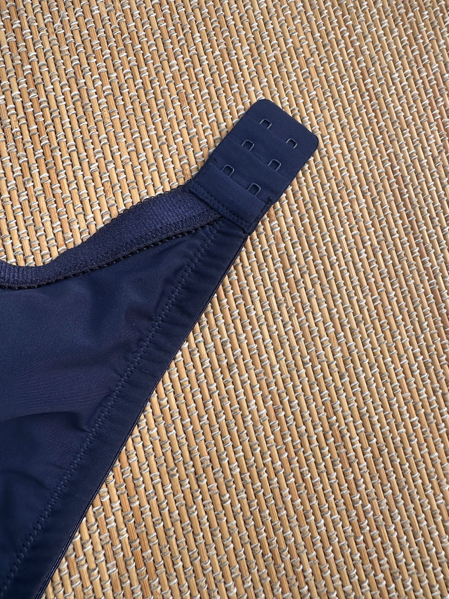 LS Dark Blue Lace Trim Bra Singapore