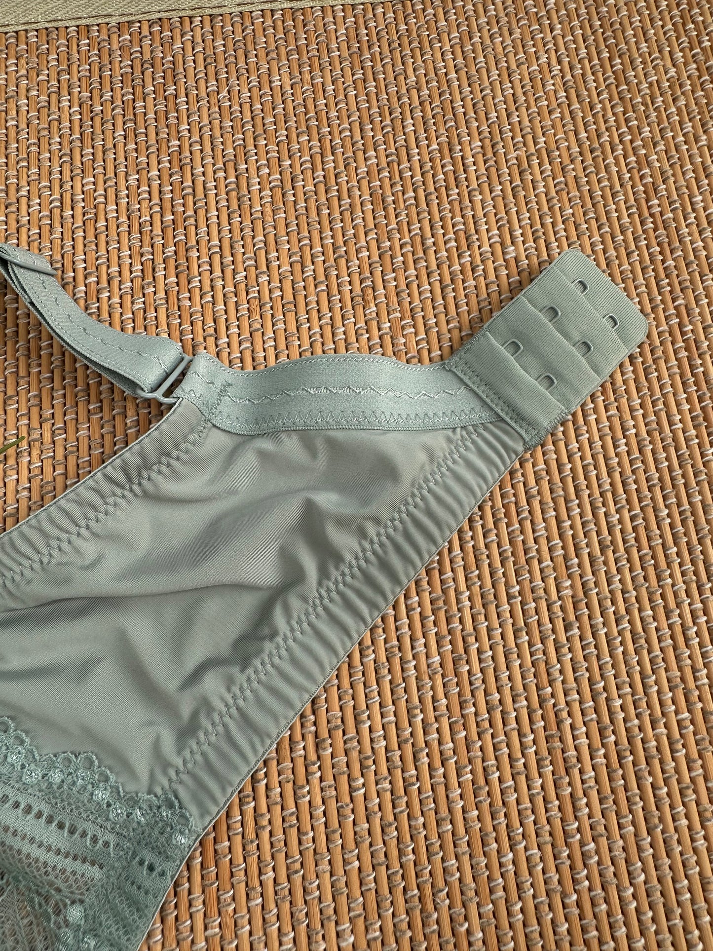 LS Sage Green Lace Trim Bra Singapore