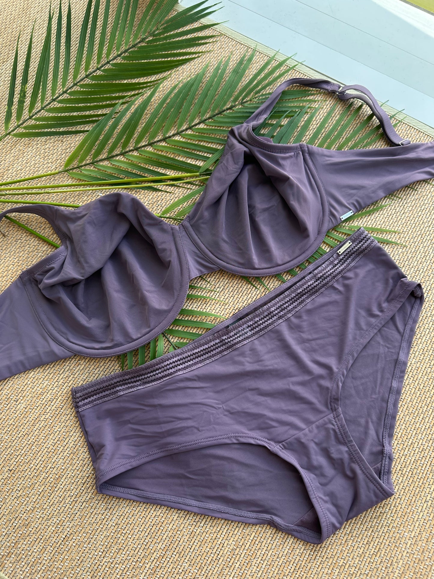 Slinky Purple Soft Cup Tshirt Bra Set