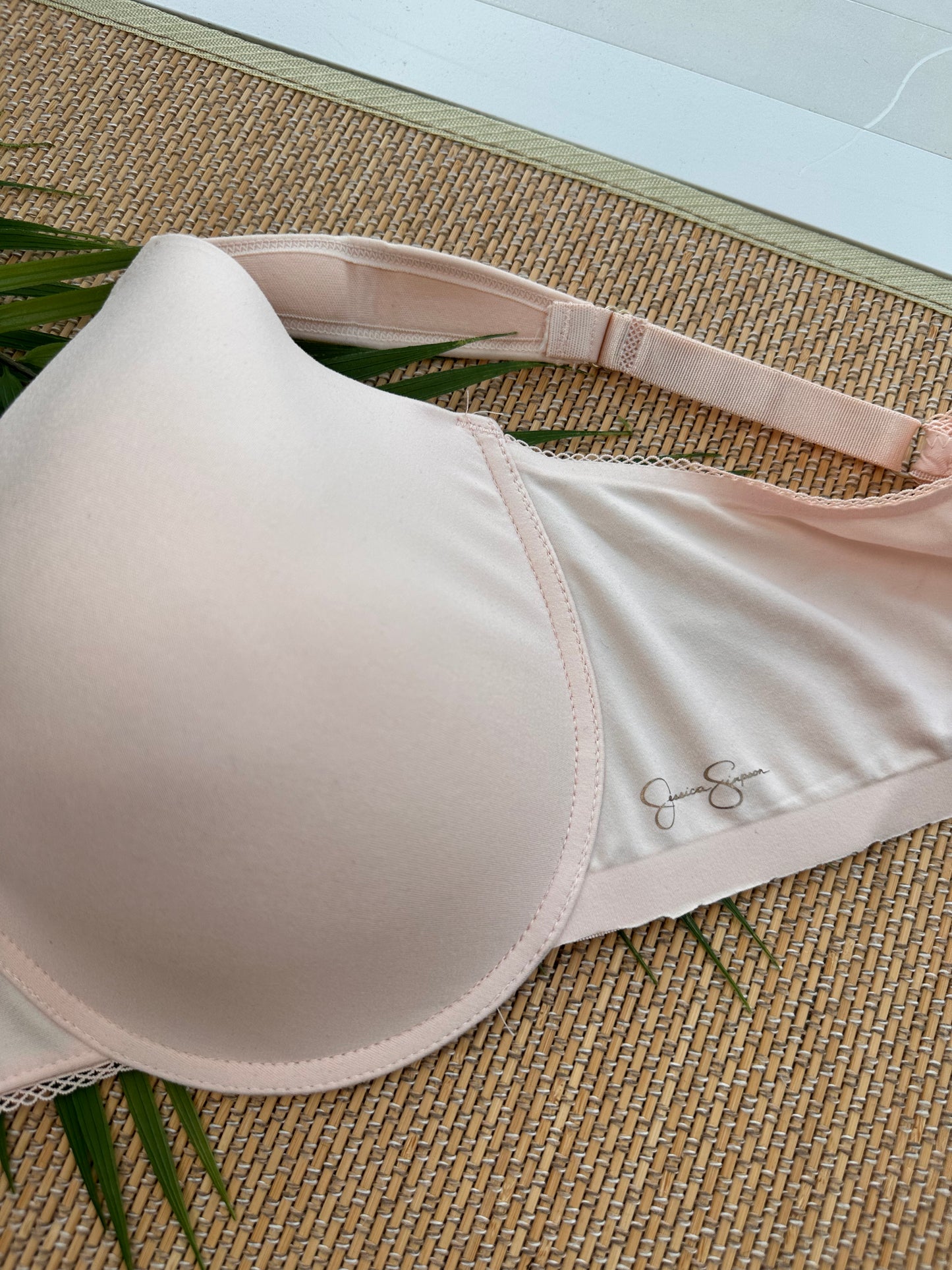 JS Cream Full Coverage Plus Size Bra